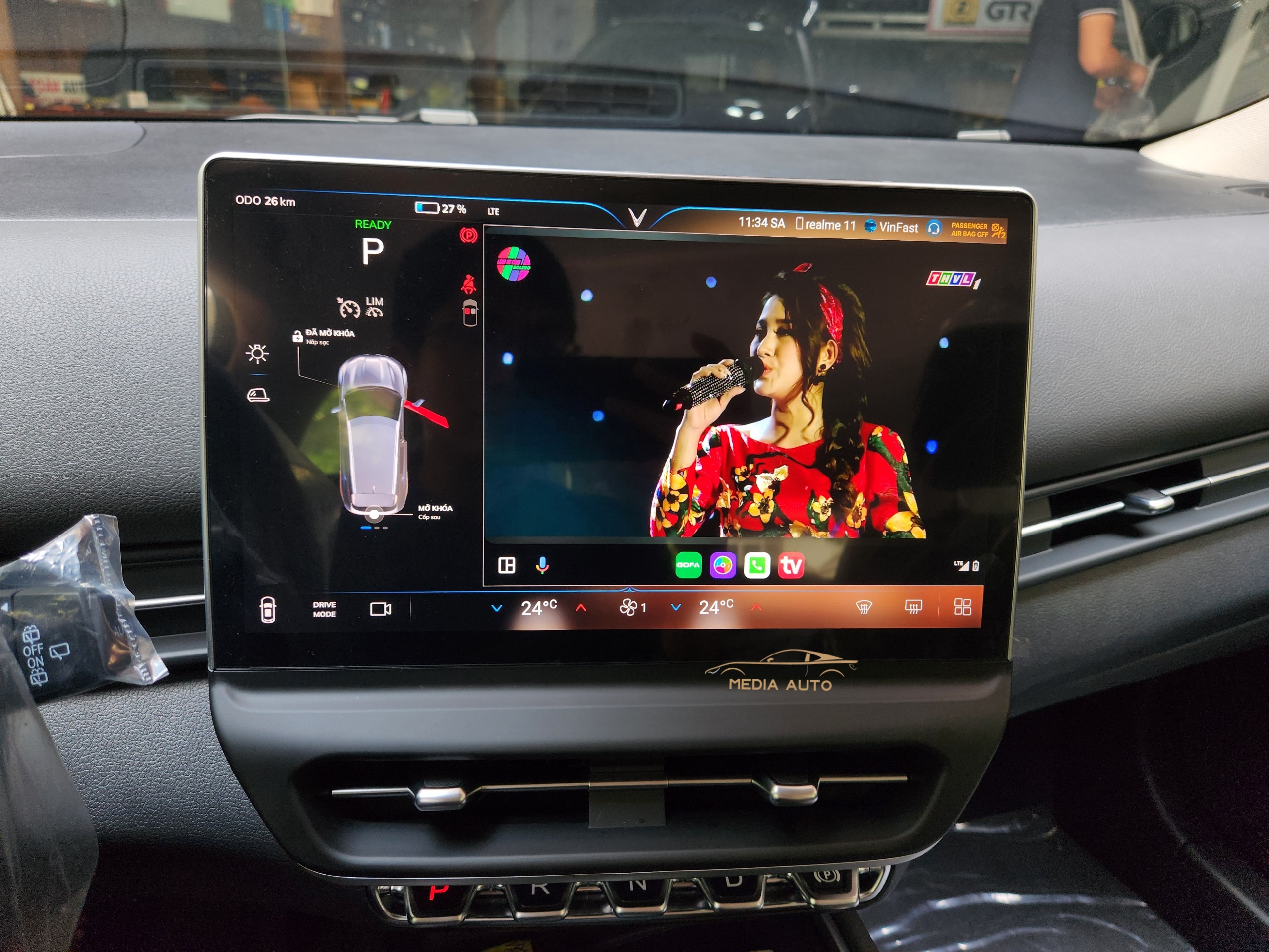 xem youtube trên vf6